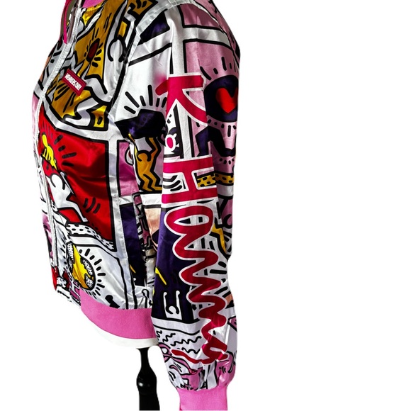 Members Only Vibrant Graphic Bomber Jacket - Picture 4 of 8